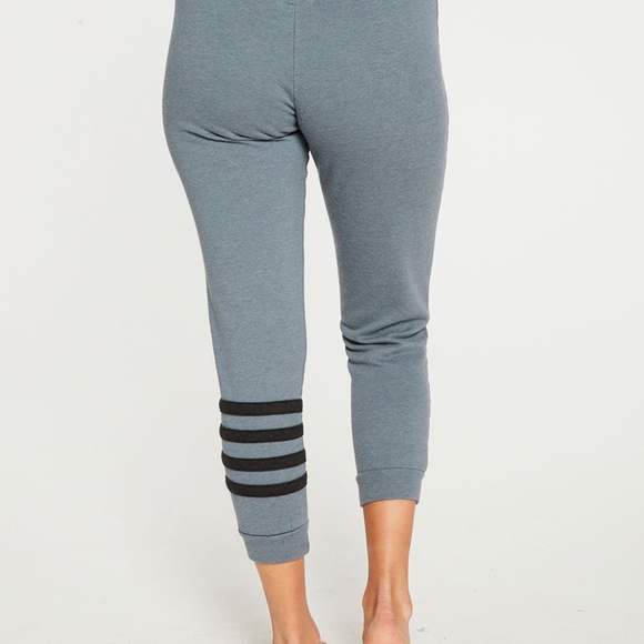 CASHMERE FLEECE SLOUCHY JOGGER WITH STRAPPINGS - Picture 4 of 4